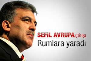 Gül'ün 'Sefil Avrupa' çıkışı Rumlara yaradı