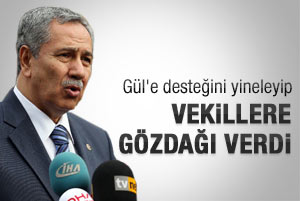 Bülent Arınç vekillere gözdağı verdi