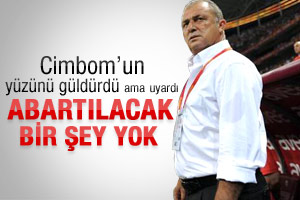 Terim: Abartılacak bir şey yok