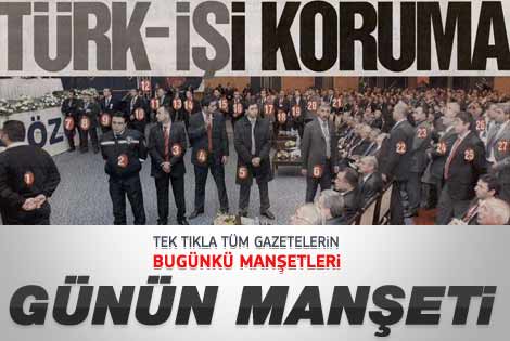 09 Aralık 2011 günün gazete manşetleri