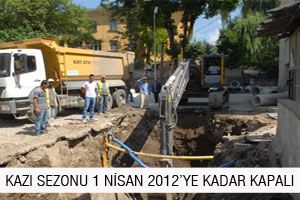 KAZI SEZONU 1 NİSAN 2012’YE KADAR KAPALI