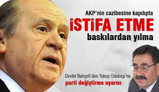 Bahçeli'den cazibe uyarısı