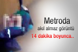 Metroda akıl almaz görüntüler - Foto
