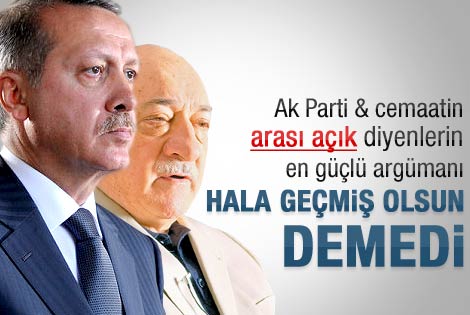 Fethullah Gülen Erdoğan'a geçmiş olsun demedi