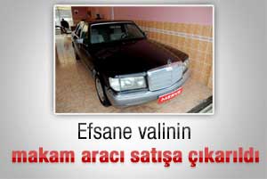 Efsane valinin makam otomobili satışa çıkarıldı
