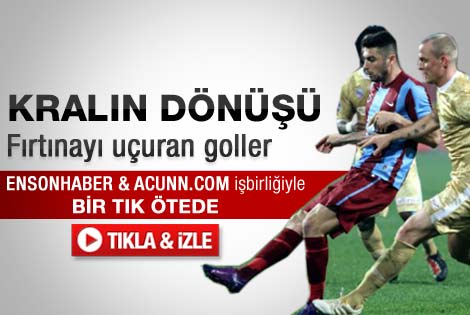 Trabzonspor - Orduspor maçının golleri - İzle