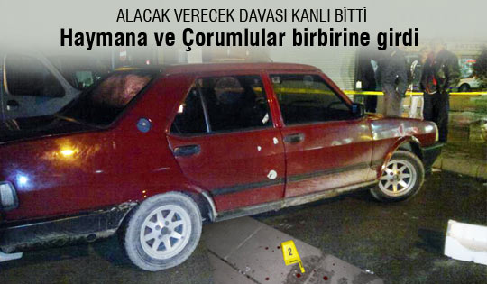 Alacak verecek davası kanlı bitti