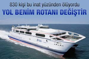Feribot kazası inatlaşma yüzünden