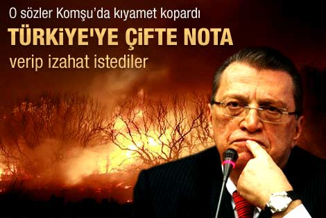 Komşu'dan Yılmaz'ın sözlerine çifte nota