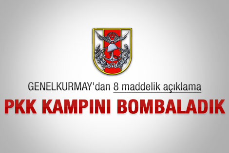 Genelkurmay'dan bombalama açıklaması