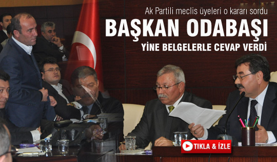 Odabaşı yine belgelerle cevap verdi