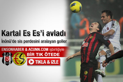 Beşiktaş - Eskişehirspor maçının golleri - İzle