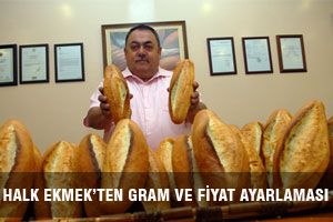 HALK EKMEK’TEN GRAM VE FİYAT AYARLAMASI