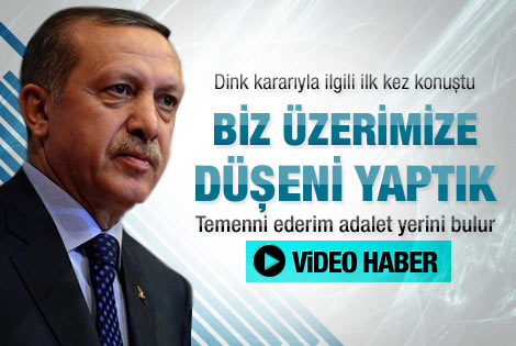 Erdoğan'dan Dink açıklaması