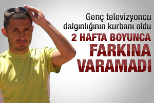 Genç televizyoncu dalgınlığının kurbanı oldu