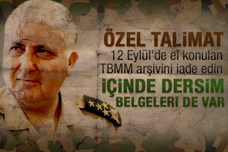 TSK'nın el koyduğu Meclis arşivi iade ediliyor