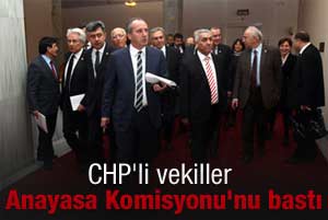 CHP'li vekiller Anayasa Komisyonu'nu bastı