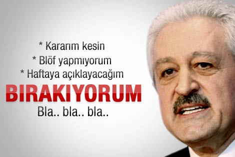 Aydınlar: Bırakıyorum