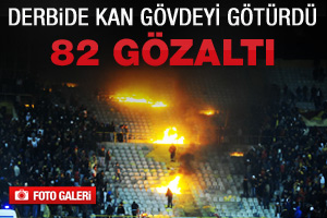 İzmir derbisinde 82 gözaltı - Galeri