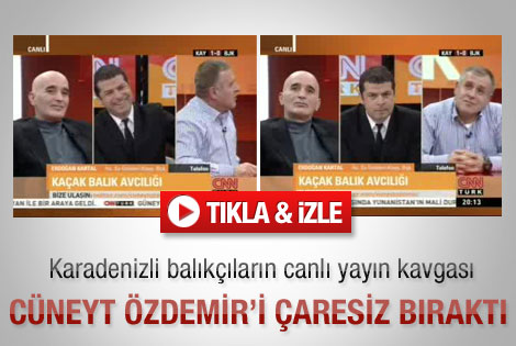 Balıkçıların canlı yayın kavgası - İzle