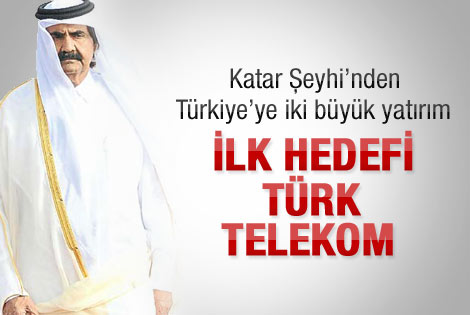 Katar Emiri Türk Telekom için harekete geçti