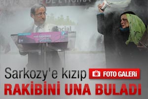 Sarkozy'nin rakibine unlu saldırı