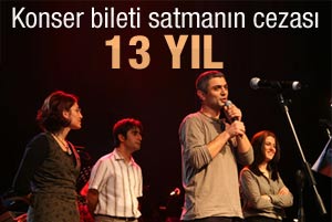 Konser bileti satan öğrencilere ceza
