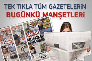 3 Şubat 2012 günün gazete manşetleri