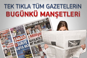 8 Şubat 2012 günün gazete manşetleri