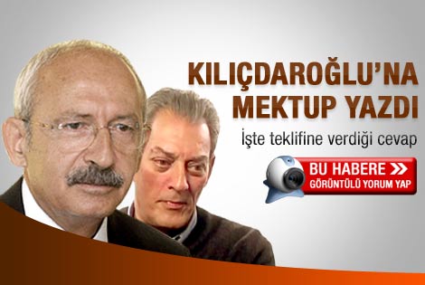 Auster'dan Kılıçdaroğlu'na mektup