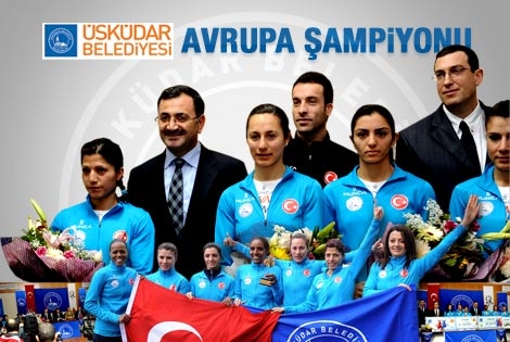Üsküdar Belediyesi Avrupa Şampiyonu