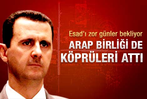 Arap Birliği Suriye ile diplomatik ilişkileri kesti