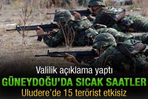 Şırnak Valiliği: 15 terörist etkisiz