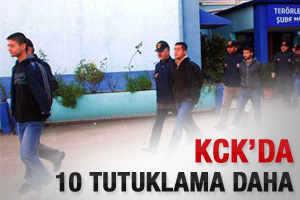 KCK'da 10 tutuklama daha