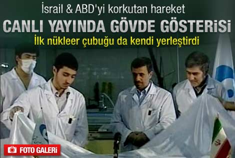 Ahmedinejad'dan gövde gösterisi