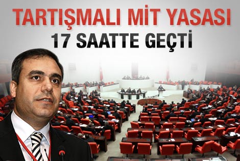 MİT Kanunu'nda değişiklik TBMM'de kabul edildi