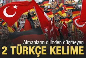 Alman gençlerin en fazla kullandığı Türkçe sözcükler