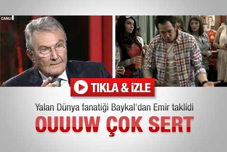 Baykal'dan Sarp Apak taklidi: Ouuw çok sert