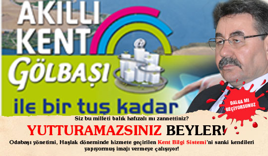 Gölbaşı, kent bilgi Sistemine geçiyor imajı veriyorlar
