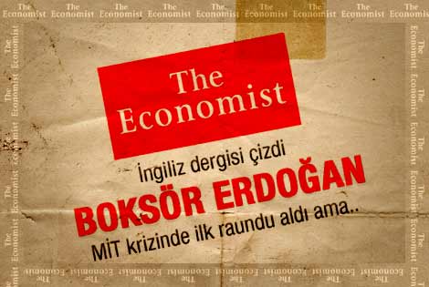 İngiliz dergisi çizdi: Boksör Erdoğan