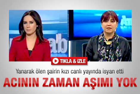 Sivas'ta ölen şairin kızı: Acının zaman aşımı yok