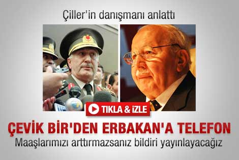 Kocabıyık'ın Erbakan ve Çevik Bir anektodu
