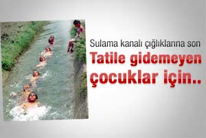 Urfa'da sulama kanalı faciasına havuzlu önlem