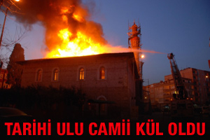 Tarihi Ulu Camii küle döndü