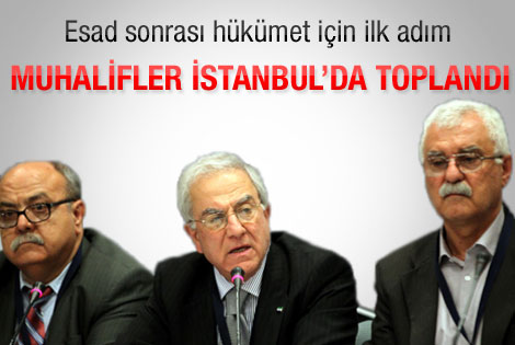 Suriyeli muhalifler İstanbul'da toplandı