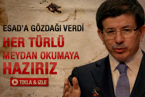 Davutoğlu: Her türlü meydan okumaya hazırız - İzle