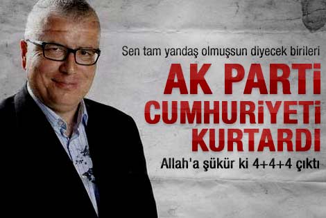 Serdar Turgut: AK Parti Cumhuriyet'i kurtardı