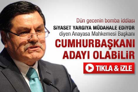 Haşim Kılıç Cumhurbaşkanı adayı olabilir - Video