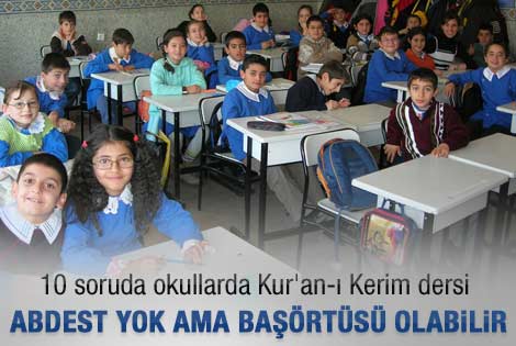 10 soruda okullarda Kur'an-ı Kerim dersi