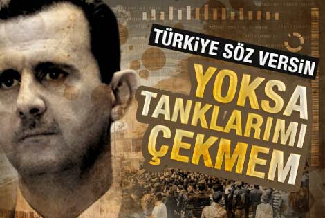 Beşar Esad'ın Türkiye şartı